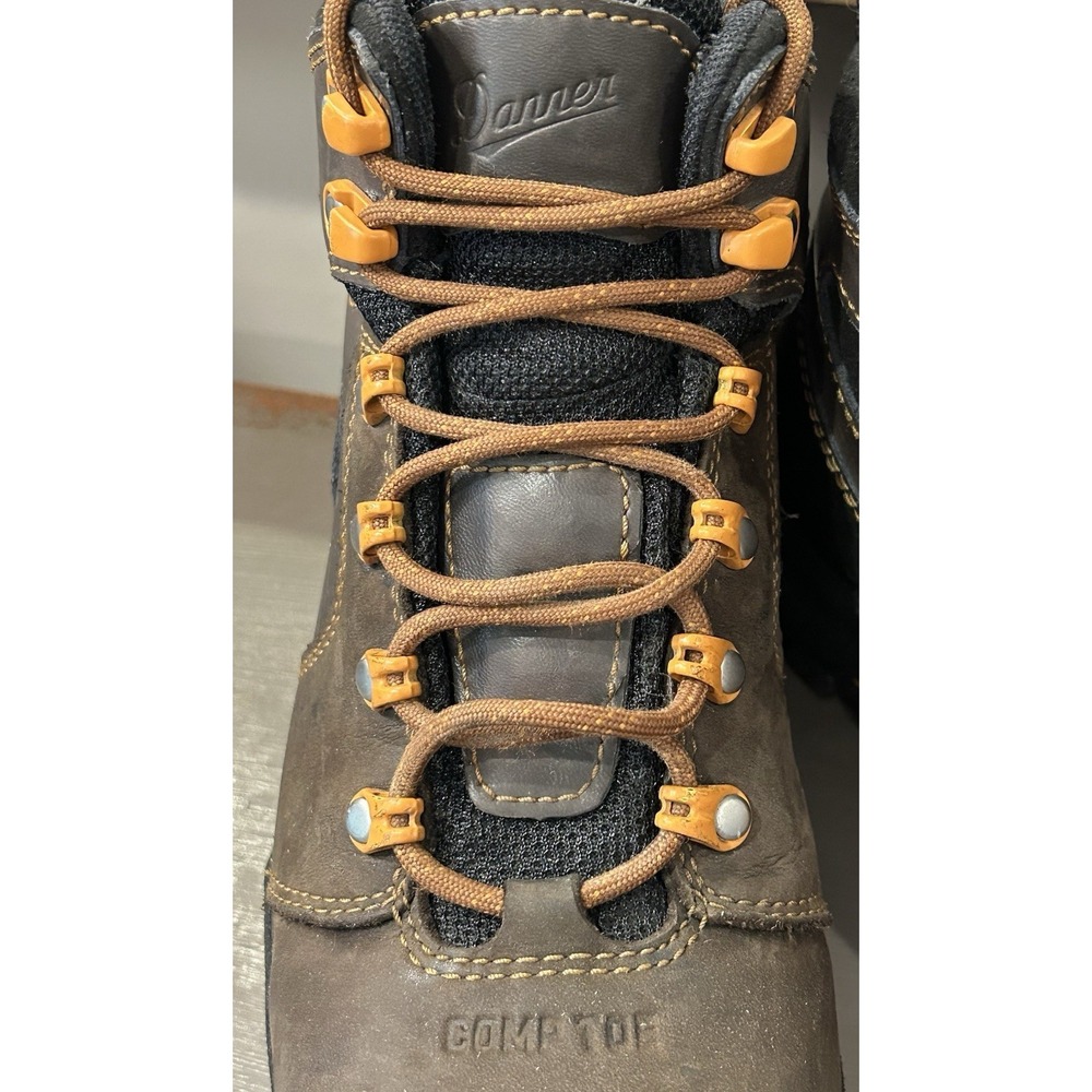 Danner Vicious 13884 Women's 8 Brown Orange Gore-Tex Composite Toe EH Work Boots - Picture 2 of 11